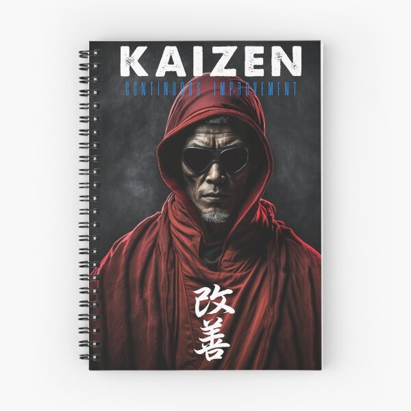 Item preview, Tibetan Cyberpunk Futuristic Monk – Kaizen Continuous Improvement Japanese Kanji designed and sold by MadeByRobots.