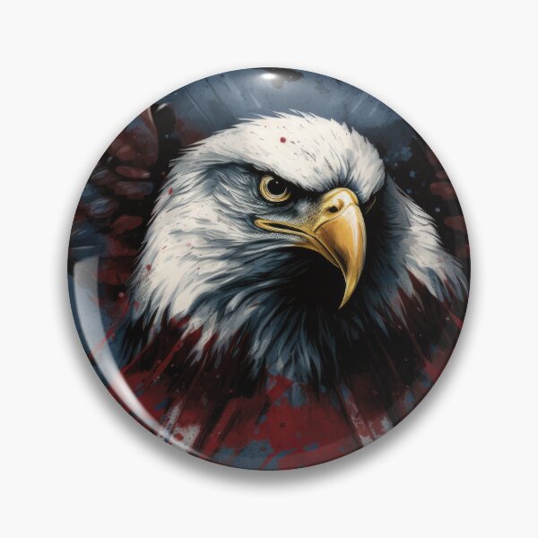 Item preview, Brave American eagle designed and sold by Sintivastore.