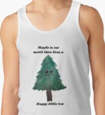 Happy Little tree- Bob ross Men's Tank Top