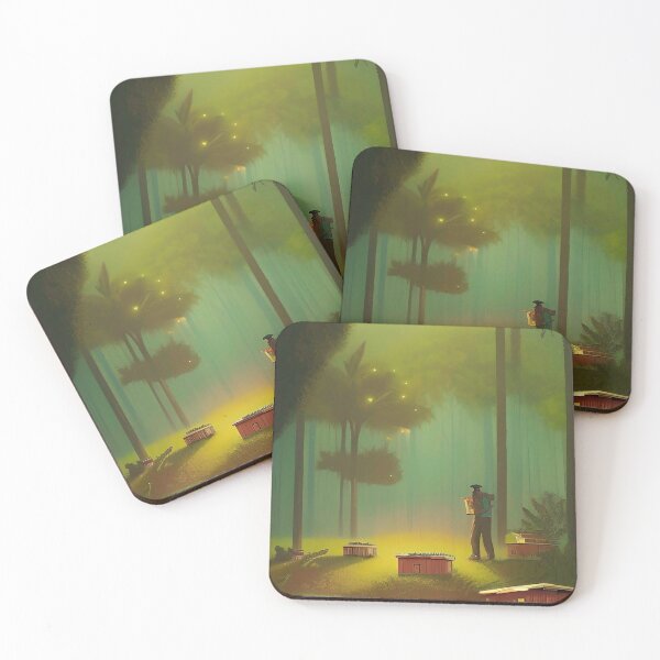 Item preview, Paisaje de polinizadores designed and sold by Ayqueabeja.