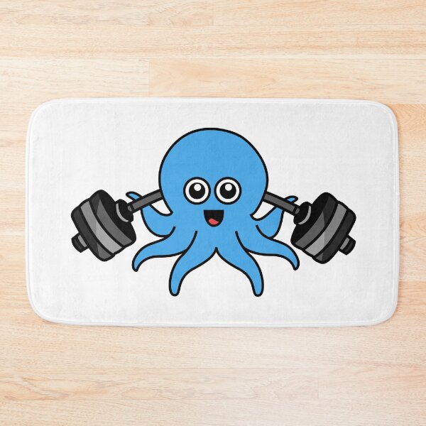Item preview, Octopia-art weightlifting drawing designed and sold by Blondiabshop.