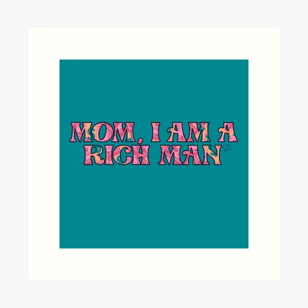 Mom, I Am a Rich Man Print, Newspaper Wall Art, New York New - Inspire  Uplift