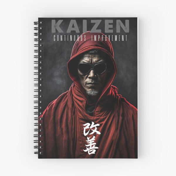 Item preview, Tibetan Cyberpunk Futuristic Monk – Kaizen Continuous Improvement Japanese Kanji designed and sold by MadeByRobots.