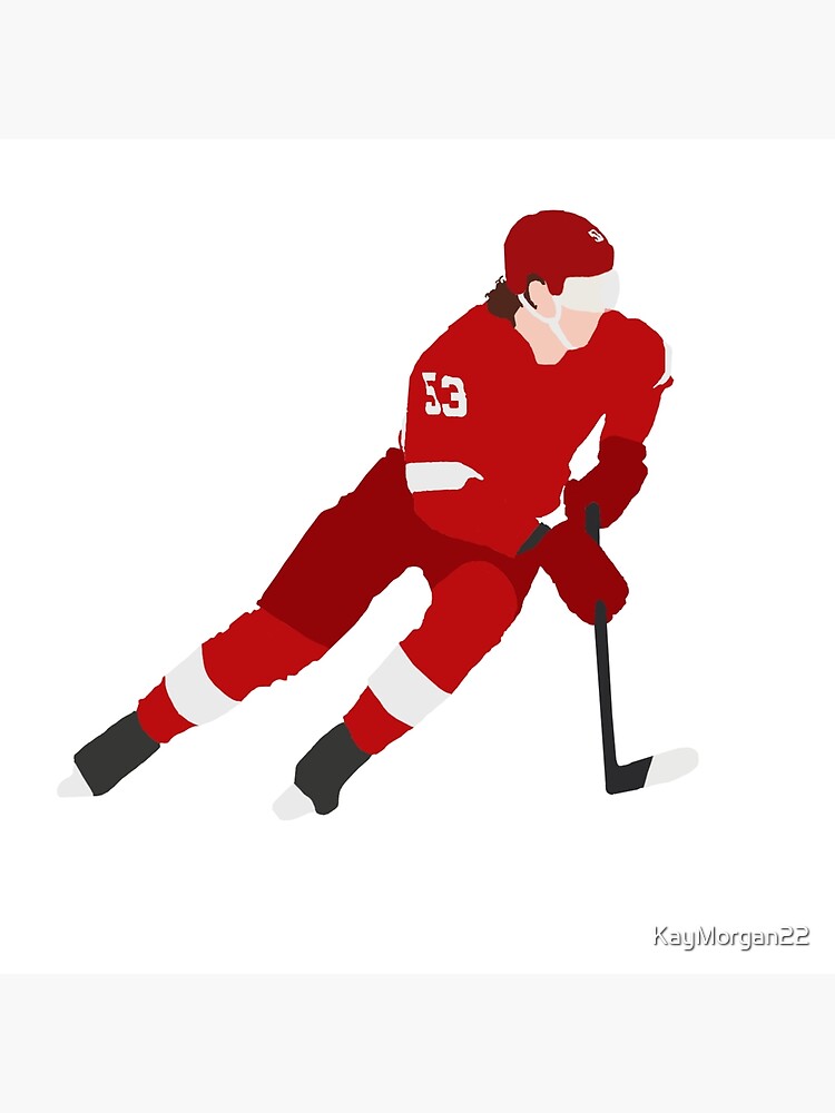 Moritz Seider 53 Detroit Red Wings ice hockey poster 2023 shirt