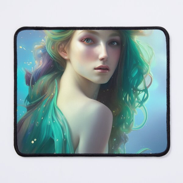 Item preview, Mermaid Portrait Digital Art designed and sold by KaelumH.