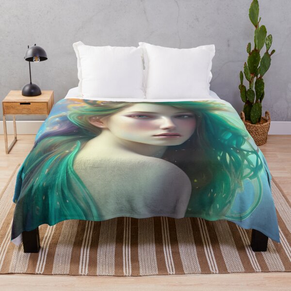 Item preview, Mermaid Portrait Digital Art designed and sold by KaelumH.