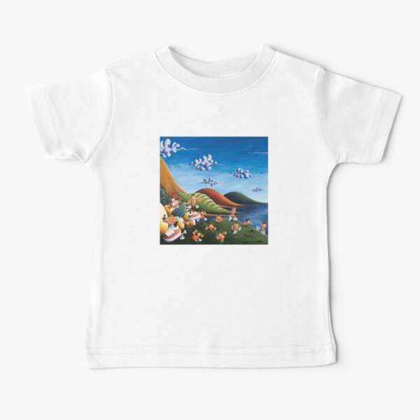 Tale of Carrots (cut) - Kids Art from Shee - Surreal Worlds Baby T-Shirt