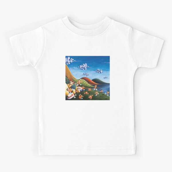 Tale of Carrots (cut) - Kids Art from Shee - Surreal Worlds Kids T-Shirt