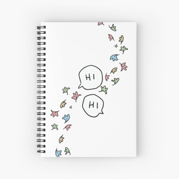 No Bullshit Spiral Notebook - Ruled Line- pink florals, highland cow