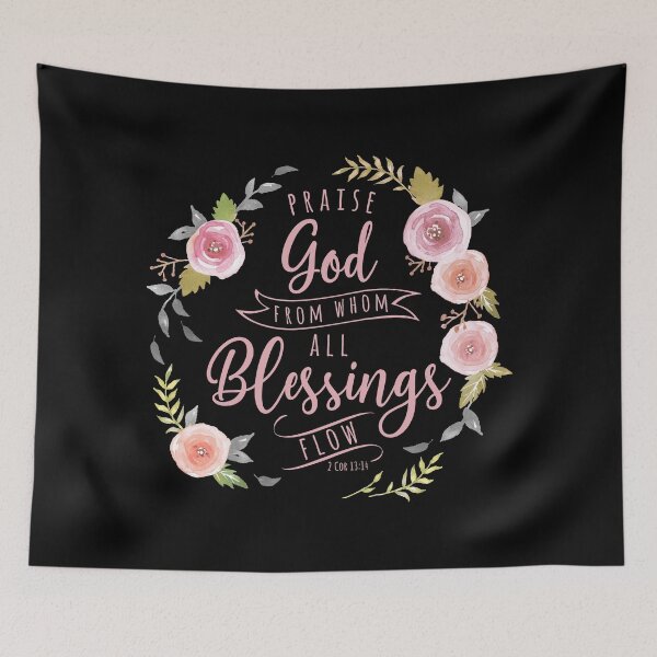 Item preview, Praise God From Whom All Blessings Flow Light Bush designed and sold by amazingjoy.