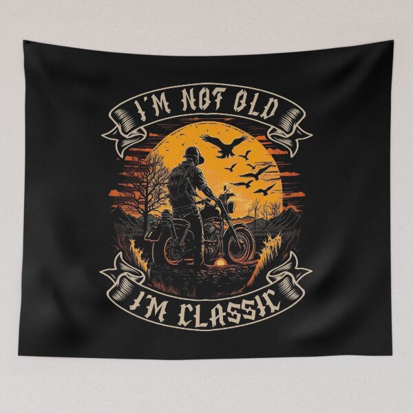 Item preview, I M Not Old I M Classic Motorcycle Biker designed and sold by druckfun.