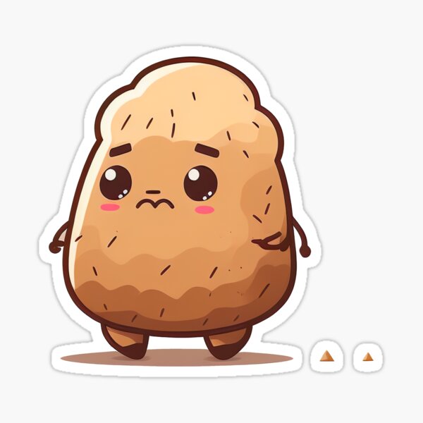 kawaii chibi cute potato | Poster