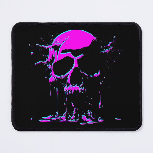 Item preview, Synth Skull - Pink/blue - Other versions available designed and sold by EldritchMagpie.