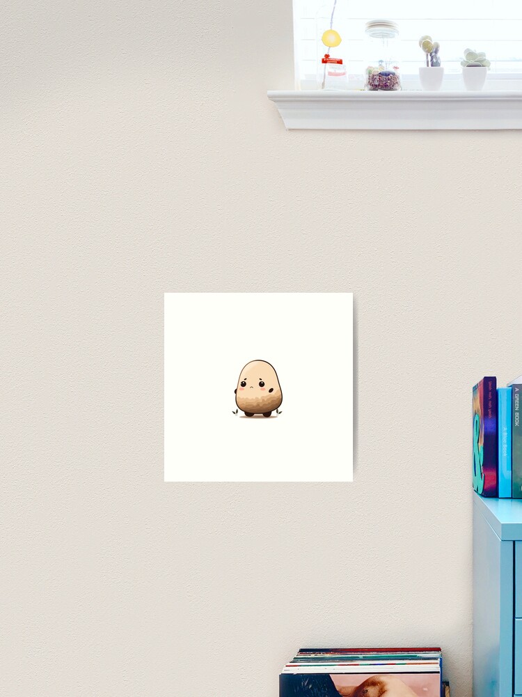 kawaii chibi cute potato | Art Print