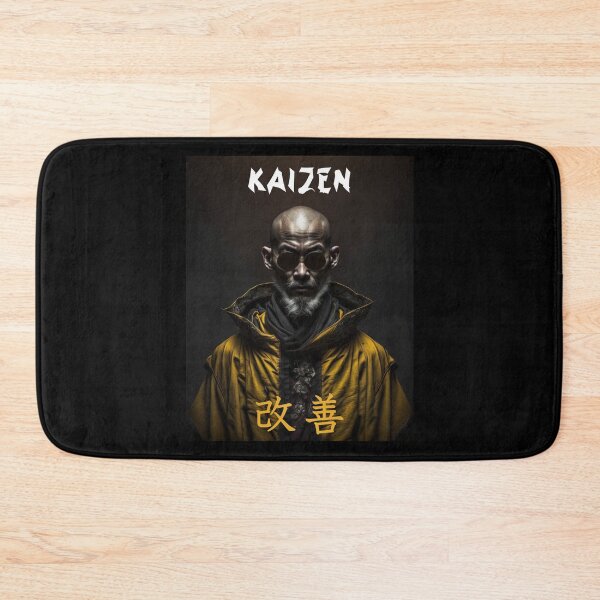 Item preview, Tibetan Cyberpunk Futuristic Monk – Kaizen Continuous Improvement Japanese Kanji designed and sold by MadeByRobots.