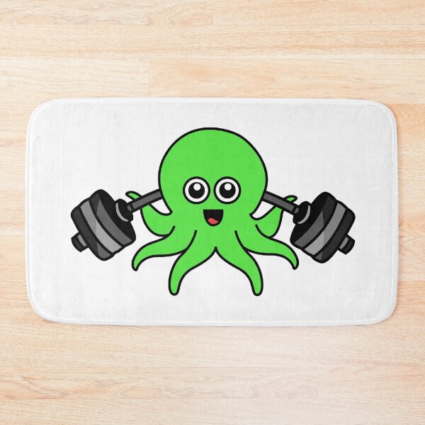 Item preview, Octopia-art weightlifting drawing designed and sold by Blondiabshop.