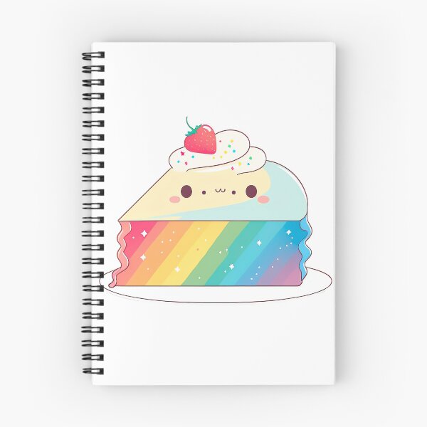 Item preview, Rainbow Cake cute chibi kawaii designed and sold by ChibiInstant.