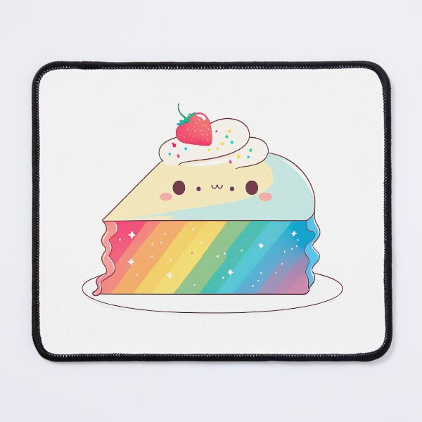 Item preview, Rainbow Cake cute chibi kawaii designed and sold by ChibiInstant.