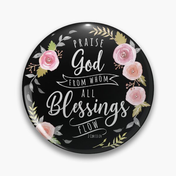 Item preview, Praise God From Whom All Blessings Flow Light Gray designed and sold by amazingjoy.