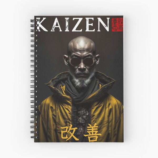 Item preview, Tibetan Cyberpunk Futuristic Monk – Kaizen Continuous Improvement Japanese Kanji designed and sold by MadeByRobots.