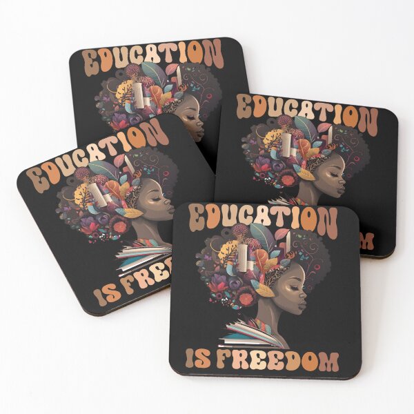 Item preview, Black History Teacher Education Is Freedom BHM African Pride designed and sold by focusvibe.