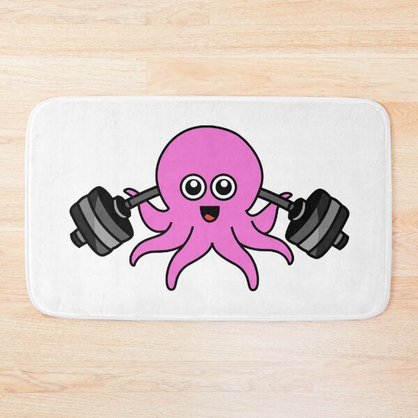 Item preview, Octopia-art weightlifting drawing designed and sold by Blondiabshop.