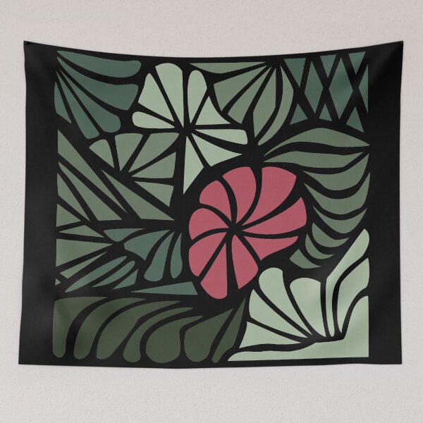 Item preview, Abstract organic shapes Flower designed and sold by Une Affaire de Filles.