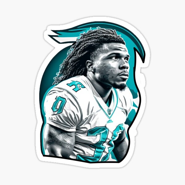 Miami Dolphins Lithograph print of Tyreek Hill 2022 11 x 14