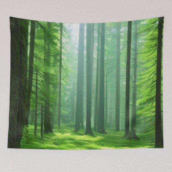 Item preview, Tranquil Green Mossy Forest designed and sold by MeetMatilda.