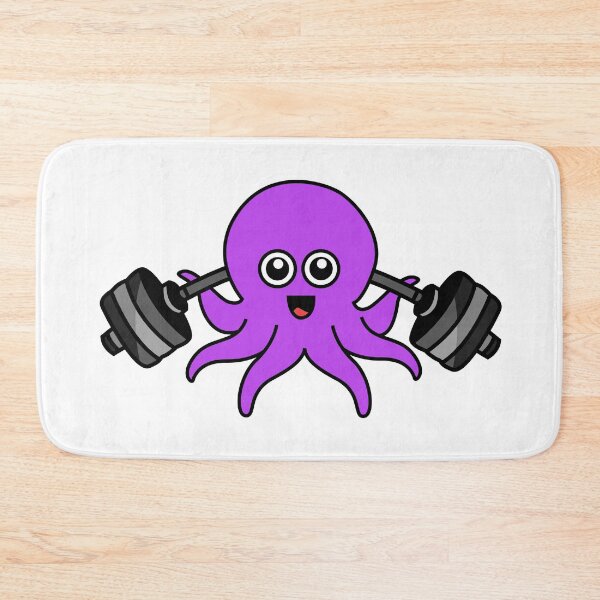Item preview, Octopia-art weightlifting drawing designed and sold by Blondiabshop.