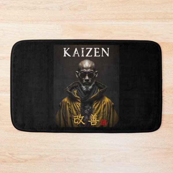 Item preview, Tibetan Cyberpunk Futuristic Monk – Kaizen Continuous Improvement Japanese Kanji designed and sold by MadeByRobots.