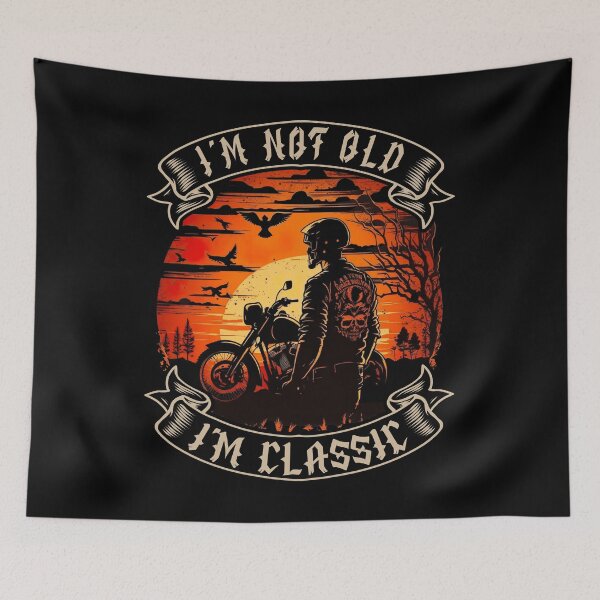 Item preview, I M Not Old I M Classic Motorcycle Biker designed and sold by druckfun.