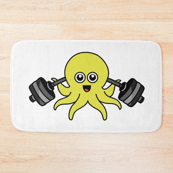 Item preview, Octopia-art weightlifting drawing designed and sold by Blondiabshop.