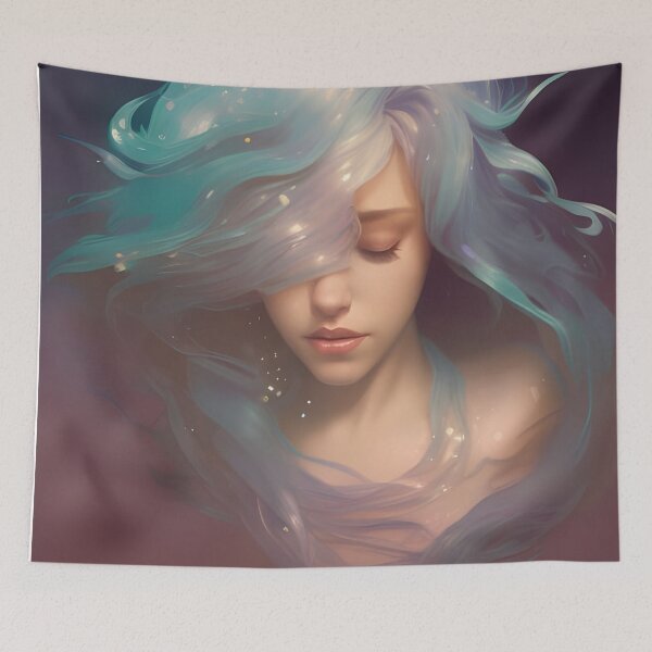 Item preview, Peaceful Mermaid Digital Art designed and sold by KaelumH.