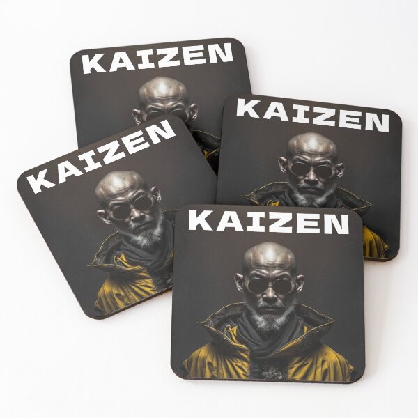 Item preview, Tibetan Cyberpunk Futuristic Monk – Kaizen Continuous Improvement Japanese Kanji designed and sold by MadeByRobots.