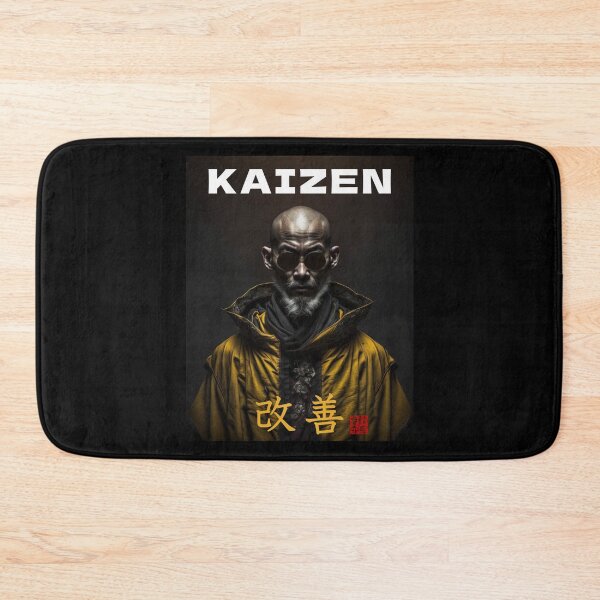 Item preview, Tibetan Cyberpunk Futuristic Monk – Kaizen Continuous Improvement Japanese Kanji designed and sold by MadeByRobots.