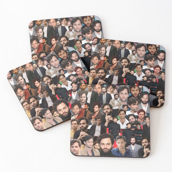 Item preview, Penn Badgley American actor Beautiful Aesthetic Collage - 1 designed and sold by creativille.