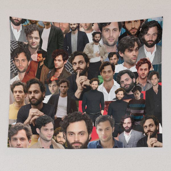 Item preview, Penn Badgley American actor Beautiful Aesthetic Collage - 1 designed and sold by creativille.