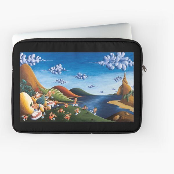 Tale of Carrots - Original Art from Shee - Surreal Worlds Laptop Sleeve