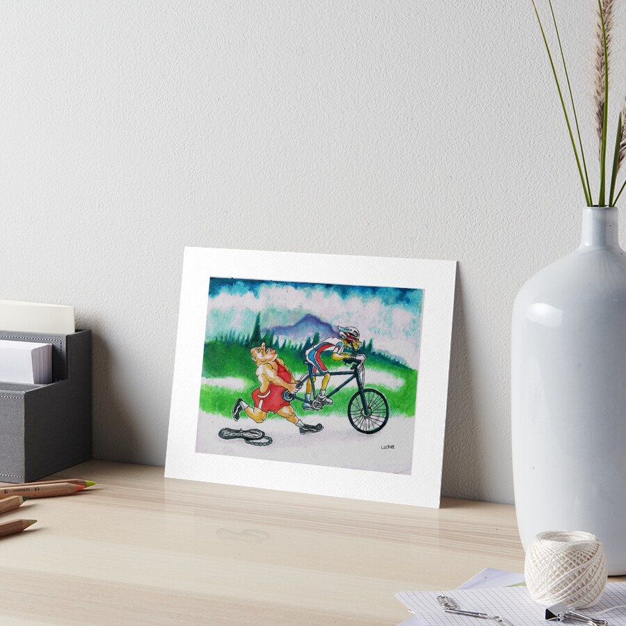 Item preview, Art Board Print designed and sold by red2000.