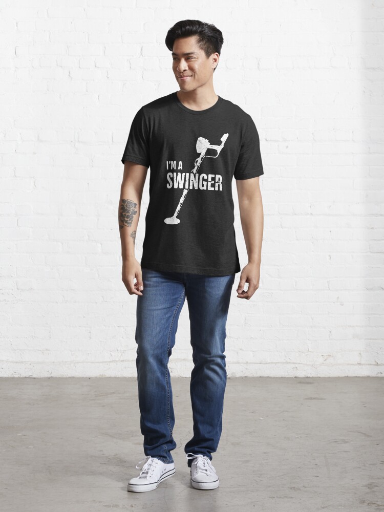 Alternate view of Swinger | Funny Metal Detecting Essential T-Shirt