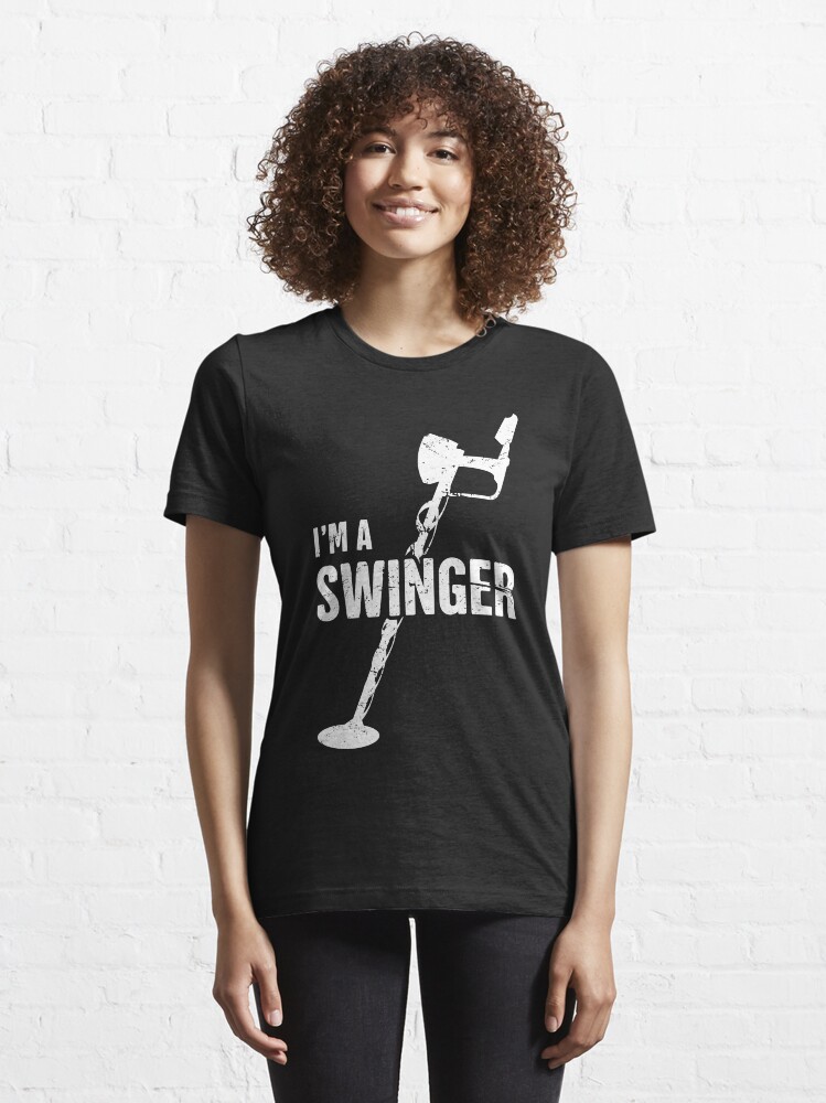 Alternate view of Swinger | Funny Metal Detecting Essential T-Shirt