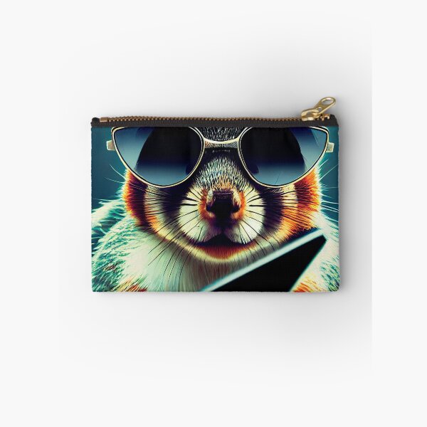 Item preview, a squirrel wearing sunglasses and reading a book designed and sold by DesignAtYO.