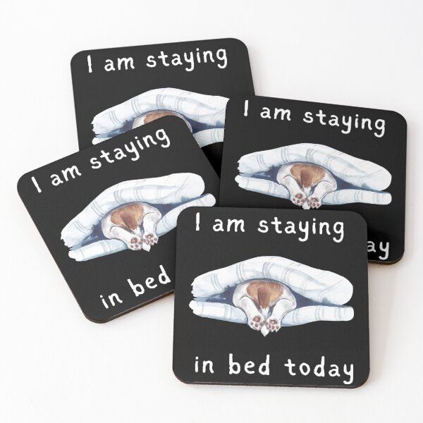 Item preview, I am staying in bed today designed and sold by Forever-gifts.