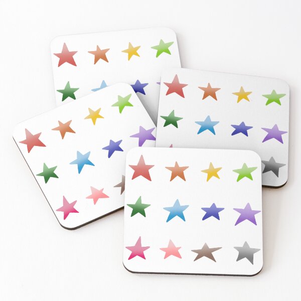 Item preview, Rainbow Gradient Stars designed and sold by haldoodles18.