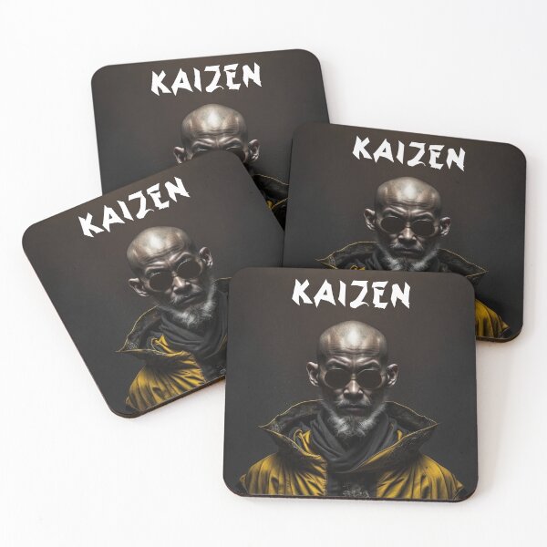 Item preview, Tibetan Cyberpunk Futuristic Monk – Kaizen Continuous Improvement Japanese Kanji designed and sold by MadeByRobots.
