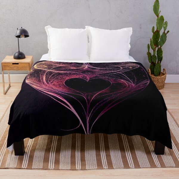 Item preview, a heart shaped object on a black background designed and sold by DesignAtYO.