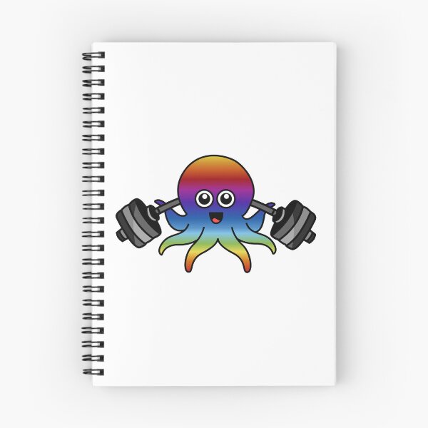 Item preview, Octopia-art weightlifting drawing designed and sold by Blondiabshop.