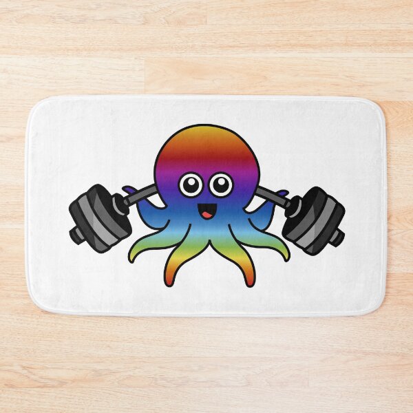 Item preview, Octopia-art weightlifting drawing designed and sold by Blondiabshop.