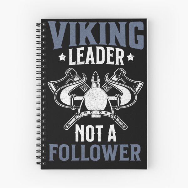 Item preview, Vikings Leader Not a Follower Funny Viking quote designed and sold by NordicQuotes.